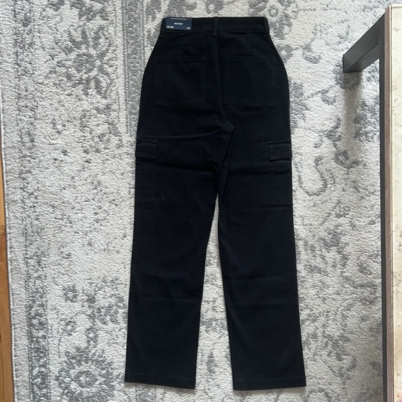 Hollister Pants & Jumpsuits Hollister Black Ultra Highrise Cargo Dad Pants Poshmark